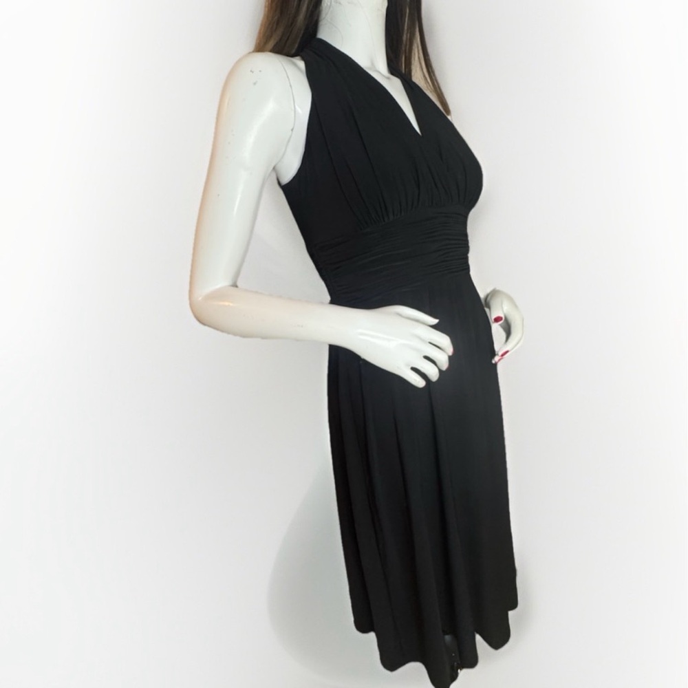 Evan Picone Black Midi Dress